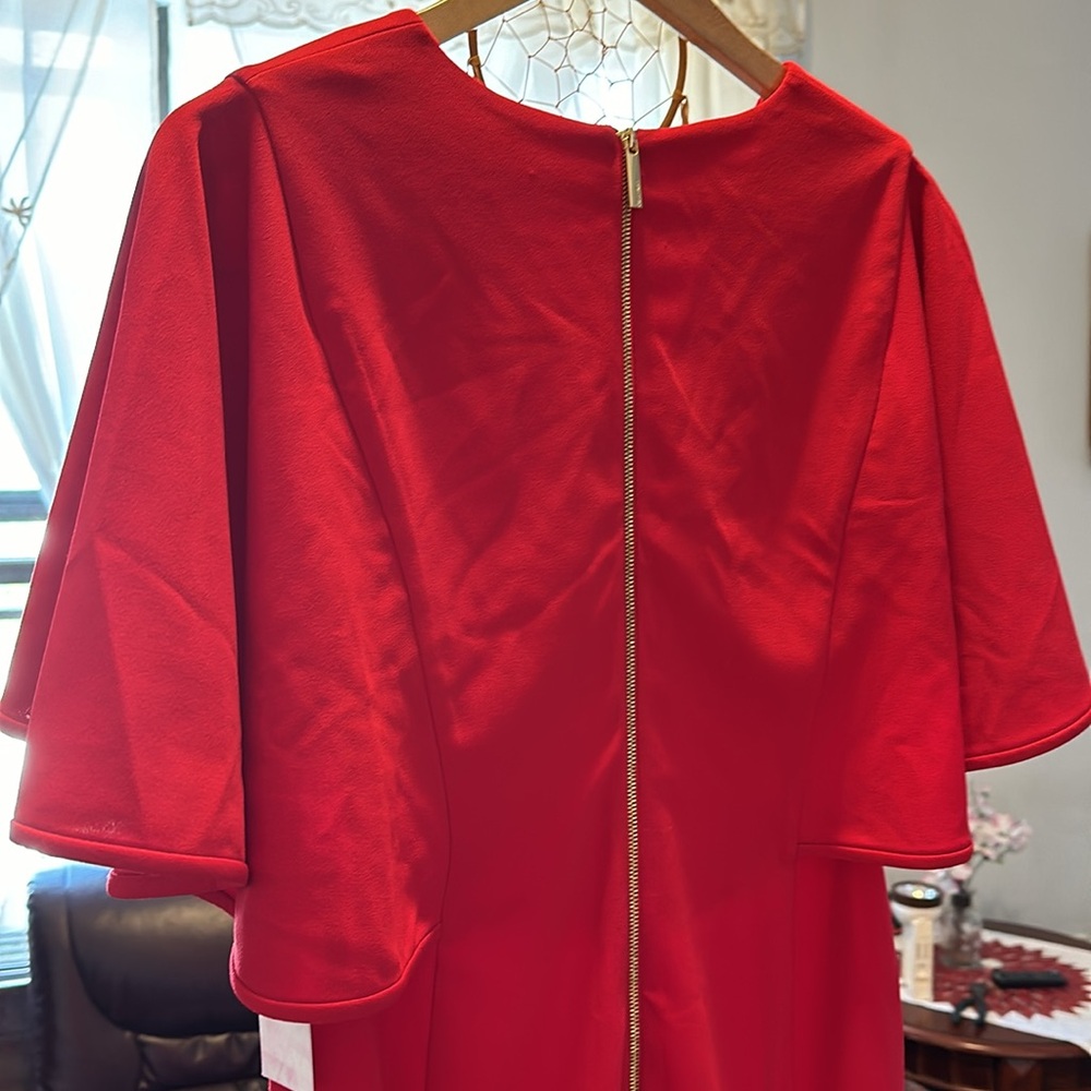 Calvin Klein Red Dress - Picture 3 of 7